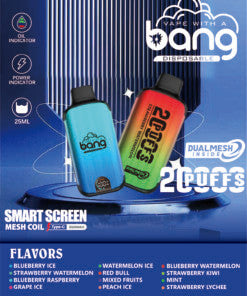 Bang King Double Crystal 20000 Puffs Vape 20K Disposable Vape Pen E Cigarette Prefilled 25ml 650mAh