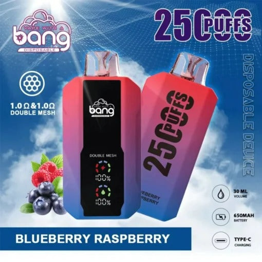 Bang King Double Crystal 25000 Puffs Vape 25K Disposable Vape Pen E Cigarette Prefilled 25ml 650mAh 25K Puff Disposable Vape | 30ml Capacity | Double Mesh Coil
