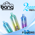 Bang King Double Crystal 20000 Puffs Vape 20K Disposable Vape Pen E Cigarette Prefilled-500mAh Battery, 25ml E-liquid, Multiple Nicotine 12 Flavors