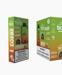 Bang 20000 Puffs LED Display Disposable Vape Bang King Double Crystal 20000 Puffs Vape 20K Disposable Vape Pen E Cigarette Prefilled-650mAh Battery, 25ml E-liquid, Multiple Nicotine 12 Flavors
