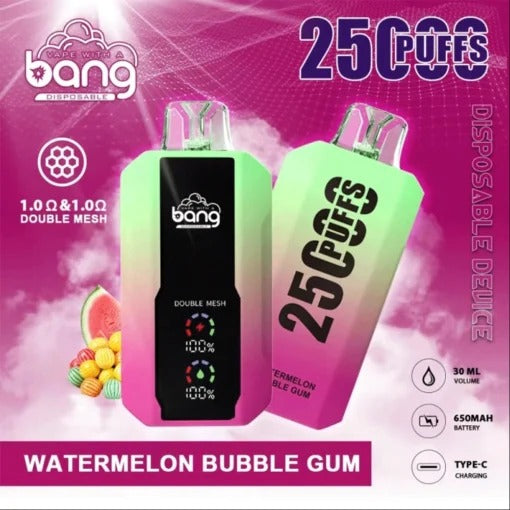 Bang 25000 Puffs Vape 25K Disposable Vape Pen E Cigarette Prefilled 30ml 650mAhDisposable Vape 12 Flavors