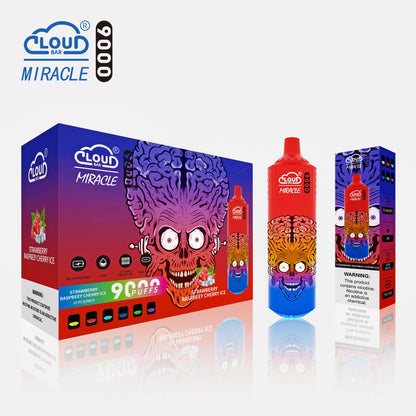 Cloud Bar 9000 Puffs  650mAh Mesh Coil 18ML  5% Rechargeable E Cigarettes Vapes Pen 18ml for Cigarettes Lovers 11 Flavors