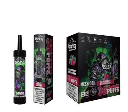 Bang 36000 Puffs Disposable Vape -650mAh Battery, 40ml E-liquid, Multiple Nicotine 12 Flavors