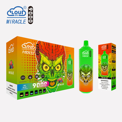 Cloud Bar  9000 Puffs  5% Rechargeable Electronic Vapes Pen 18ml 650MAH 11 Flavors for Cigarettes Lovers