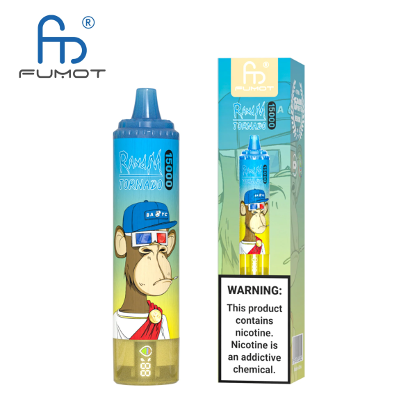 Randm Tornado 15000 Puffs Disposable Vape  25ml 850mah 41 Flavors