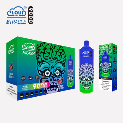 Cloud Bar 9000 Puffs  650mAh Mesh Coil 18ML  5% Rechargeable E Cigarettes Vapes Pen 18ml for Cigarettes Lovers 11 Flavors
