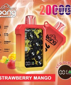 Bang King Double Crystal 20000 Puffs Vape 20K Disposable Vape Pen E Cigarette Prefilled-500mAh Battery, 25ml E-liquid, Multiple Nicotine 12 Flavors