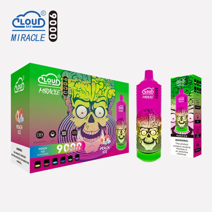Cloud Bar 9000 Puffs  650mAh Mesh Coil 18ML  5% Rechargeable E Cigarettes Vapes Pen 18ml for Cigarettes Lovers 11 Flavors