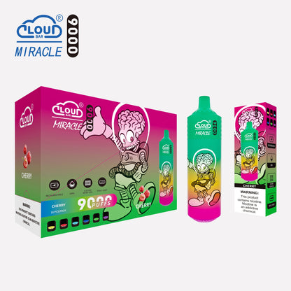 Cloud Bar 9000 Puffs  650mAh Mesh Coil 18ML  5% Rechargeable E Cigarettes Vapes Pen 18ml for Cigarettes Lovers 11 Flavors