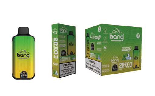 Bang 20000 Puffs LED Display Disposable Vape Bang King Double Crystal 20000 Puffs Vape 20K Disposable Vape Pen E Cigarette Prefilled-650mAh Battery, 25ml E-liquid, Multiple Nicotine 12 Flavors