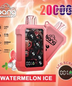 Bang King Double Crystal 20000 Puffs Vape 20K Disposable Vape Pen E Cigarette Prefilled-500mAh Battery, 25ml E-liquid, Multiple Nicotine 12 Flavors