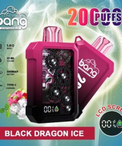 Bang King Double Crystal 20000 Puffs Vape 20K Disposable Vape Pen E Cigarette Prefilled-500mAh Battery, 25ml E-liquid, Multiple Nicotine 12 Flavors