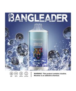 Bang King Double Crystal 20000 Puffs Vape 20K Disposable Vape Pen E Cigarette Prefilled-500mAh Battery, 25ml E-liquid, Multiple Nicotine 12 Flavors
