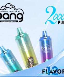 Bang King Double Crystal 20000 Puffs Vape 20K Disposable Vape Pen E Cigarette Prefilled-500mAh Battery, 25ml E-liquid, Multiple Nicotine 12 Flavors