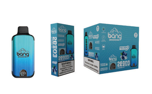 Bang 20000 Puffs LED Display Disposable Vape Bang King Double Crystal 20000 Puffs Vape 20K Disposable Vape Pen E Cigarette Prefilled-650mAh Battery, 25ml E-liquid, Multiple Nicotine 12 Flavors