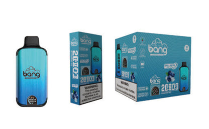 Bang 20000 Puffs LED Display Disposable Vape Bang King Double Crystal 20000 Puffs Vape 20K Disposable Vape Pen E Cigarette Prefilled-650mAh Battery, 25ml E-liquid, Multiple Nicotine 12 Flavors