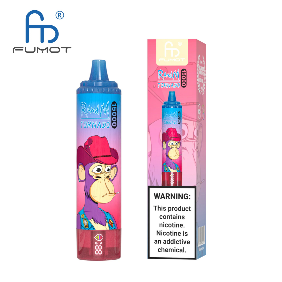 Randm Tornado 15000 Puffs Disposable Vape  25ml 850mah 41 Flavors