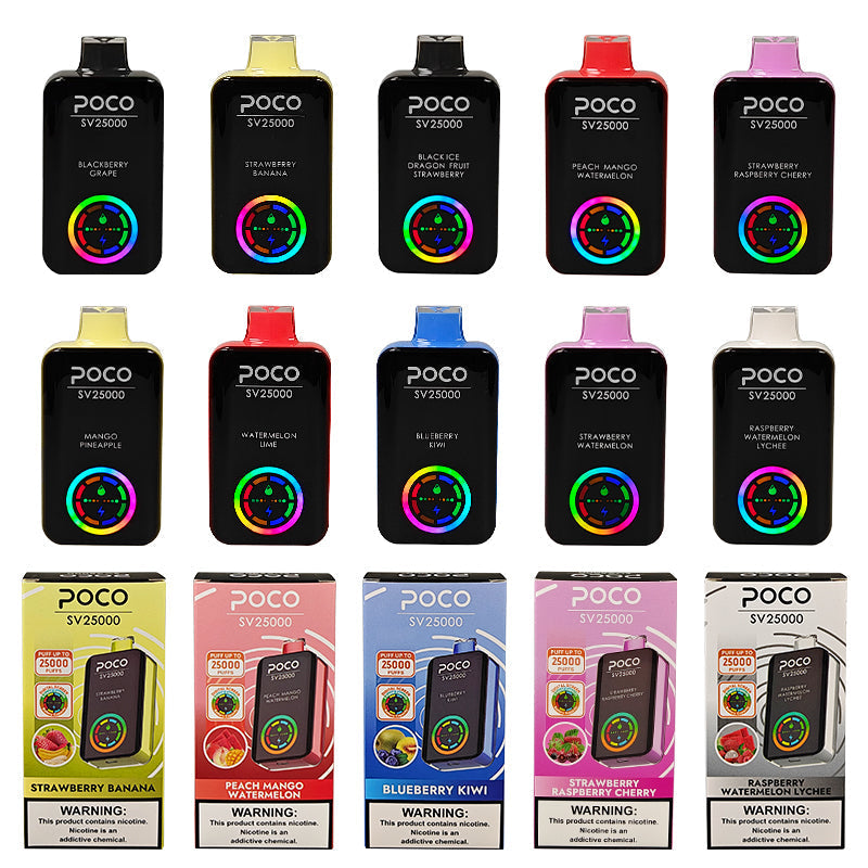 EU Warehouse POCO SV25000 Puffs Disposable Vape Wholesale