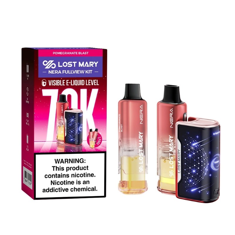 Lost Mary Nera Fullview 70K Disposable Vape Kit 24ml 5%