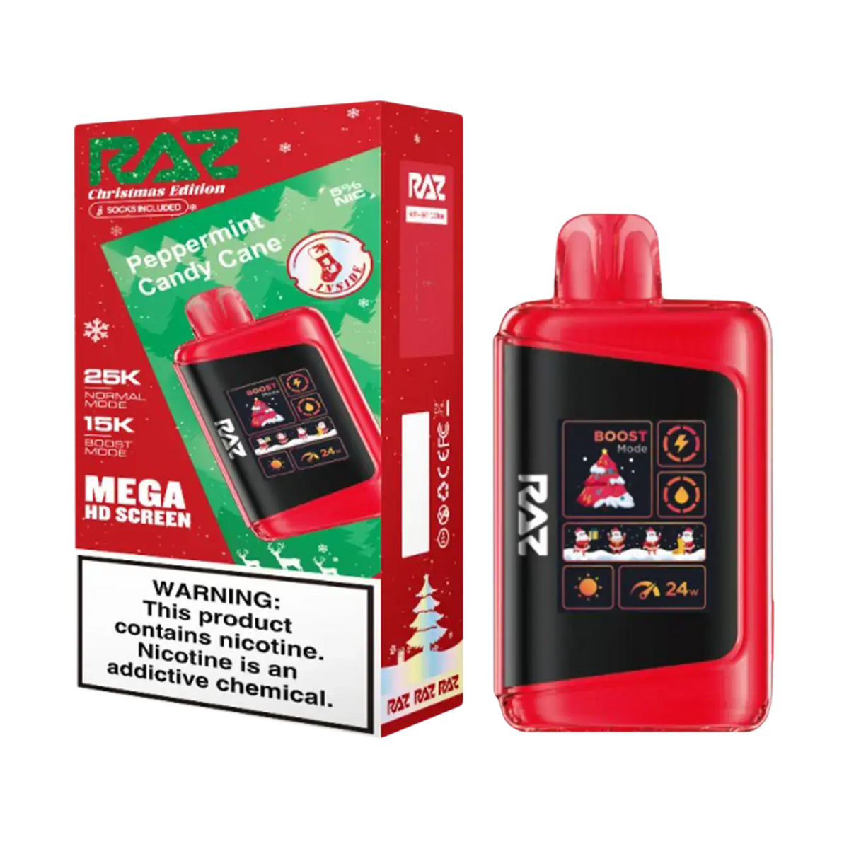 Raz LTX Vape 25K Christmas Edition