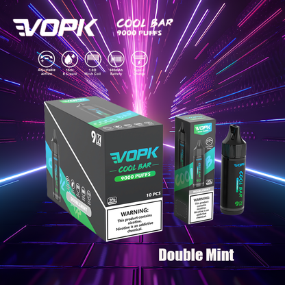 VOPK Cool Bar 9000 Puffs 0% 2% 3% 5% Nicotine Electronic Cigarette Newest Vape Pen