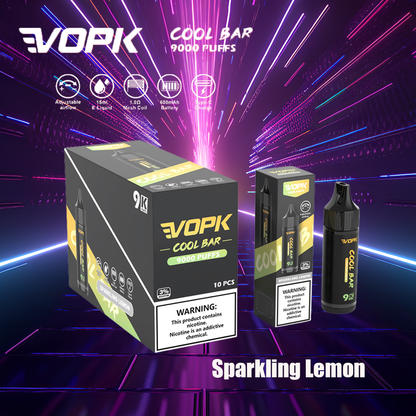 VOPK Cool Bar 9000 Puffs 0% 2% 3% 5% Nicotine Electronic Cigarette Newest Vape Pen