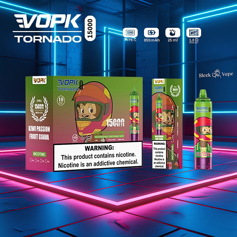 VOPK Tornado 15000 15K Puffs Disposable Vape Pen