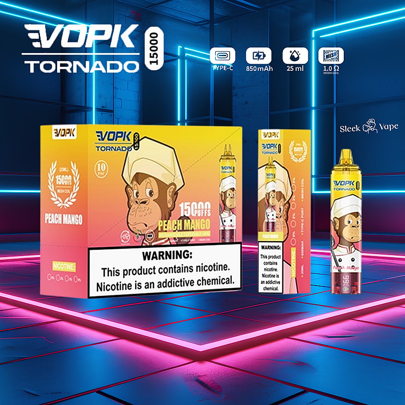VOPK Tornado 15000 15K Puffs Disposable Vape Pen