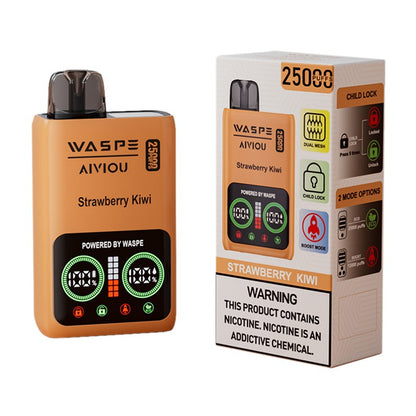 WASPE  Aiviou 25000 Puffs Disposable Vape 25ml 650mah 10 Flavors
