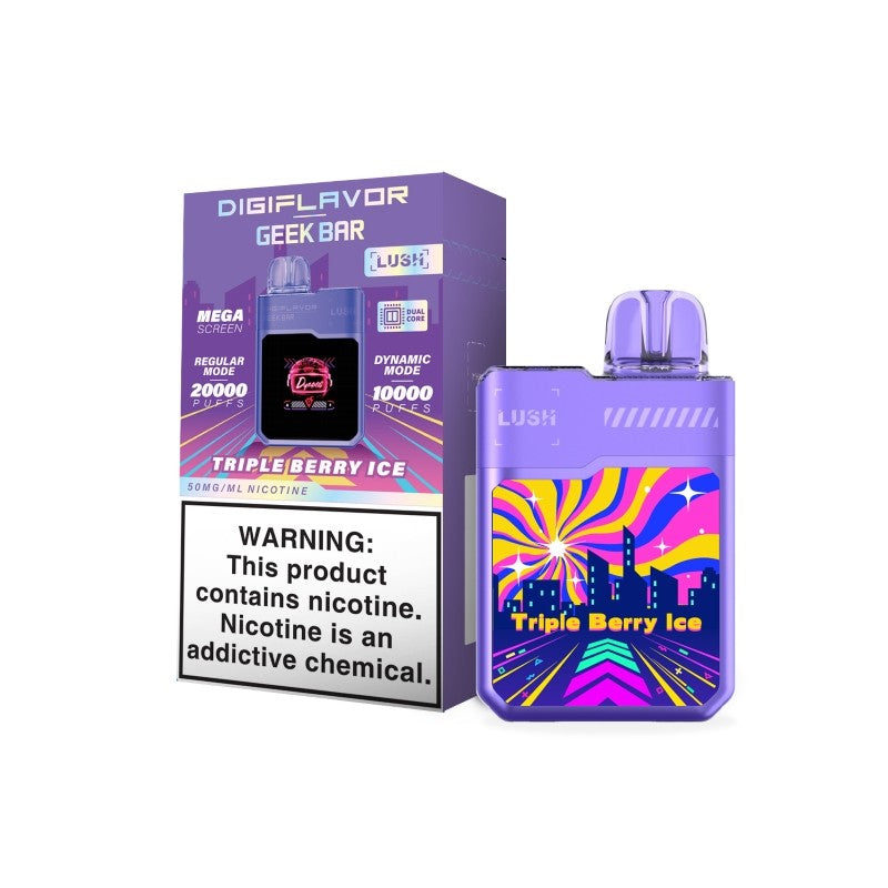 Digiflavor x Geek Bar Lush 20K Disposable Vape (5%, 20ml)