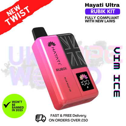VIM ICE Hayati Rubik 7000 Puff 7K Bar