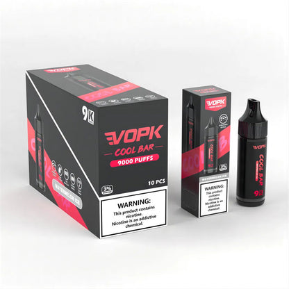 Vopk Cool Bar 9000 Puff 100% Original PDA Eliquid Pre Filled 2ml 5000c V2 Nord Desposable 10 Flavors