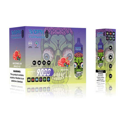 VOPK Tornado 9000 | 9k Puffs Rechargeable Vape | Multiple Flavors