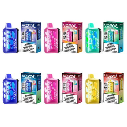 VOZOL Rave 50000 Puffs– Beat-Sensing Disposable Vape |5%Nicotine Strength 1000mAh Battery 15 Flavors