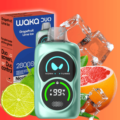 WAKA Duo 28000 Disposable Vape - Grapefruit Lime Ice