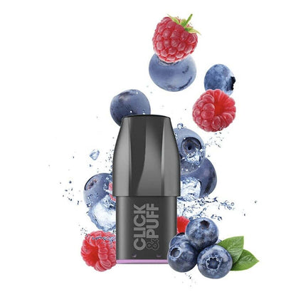 X-BAR Click & Puff - Pack de 2 Cartouches 2ml 650 Puffs